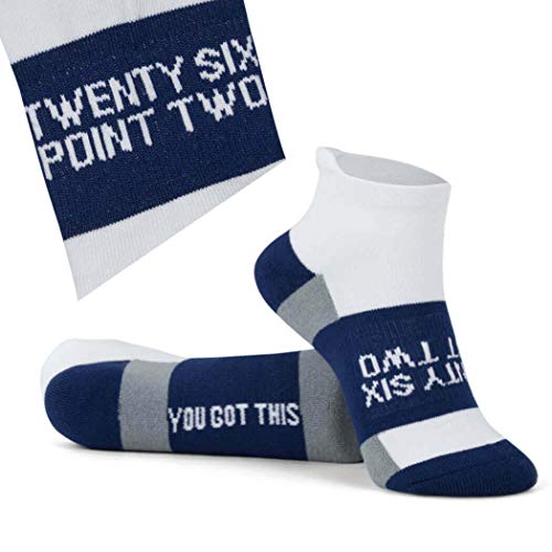 Gone For a Run Inspirational Athletic Running Socks Women's Woven Low Cut | Inspirational Slogans | Set of 3 pairs3