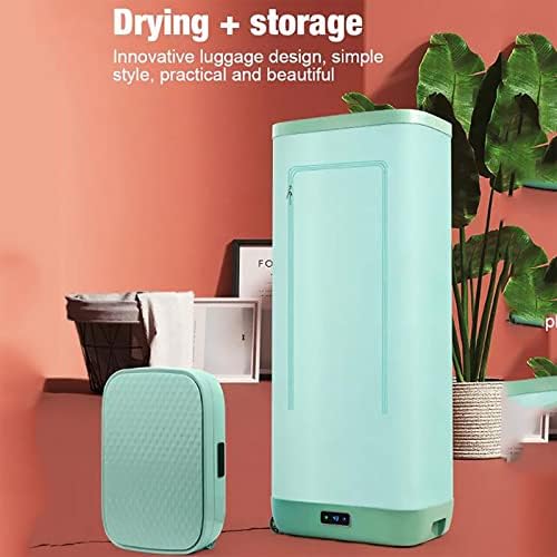 BATIVE Portable Clothes Dryer, Multifunctional Clothes Drying Ironing Machine, Drying Temperature About 68 Degrees, Quick Drying and Folding Storage, Suitabie for Various Clothes