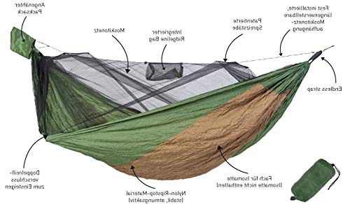 Amazonas Unisex - Adulto Adventure Hero Hamaca, Multicolor, XXL