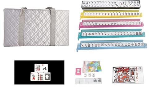 Juego Completo American Mah Jongg con 166 Fichas y Rack miniatura 5