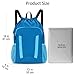 Veious Drawstring Backpack for Kids Sports Gym Bag with Shoes Compartment, Water Resistant Beach Swim Bag String Backpack for Boys and Girls, Blue