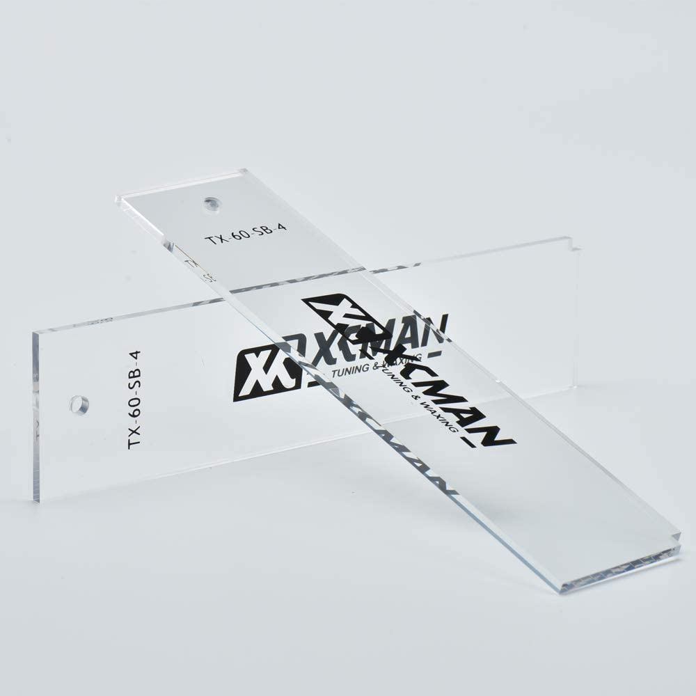 XCMAN Lot de 2 grattoirs en plastique pour skis alpins et snowboard