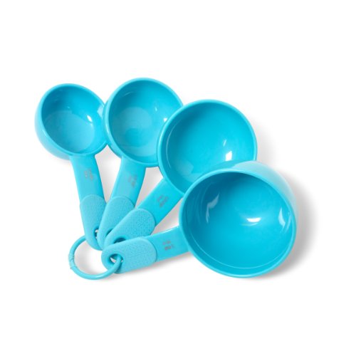 KitchenAid Classic Plastic Measuring Cups, Turquoise, Set of 4