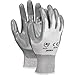 Coated Gloves, M, Gray/White, Nitrile, PR