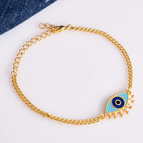 Evil Eye Plated Bracelet Protection Jewelry Charm