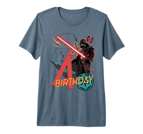T-shirt Dark Vador 4 ans en coton premium pour anniversaire Star Wars