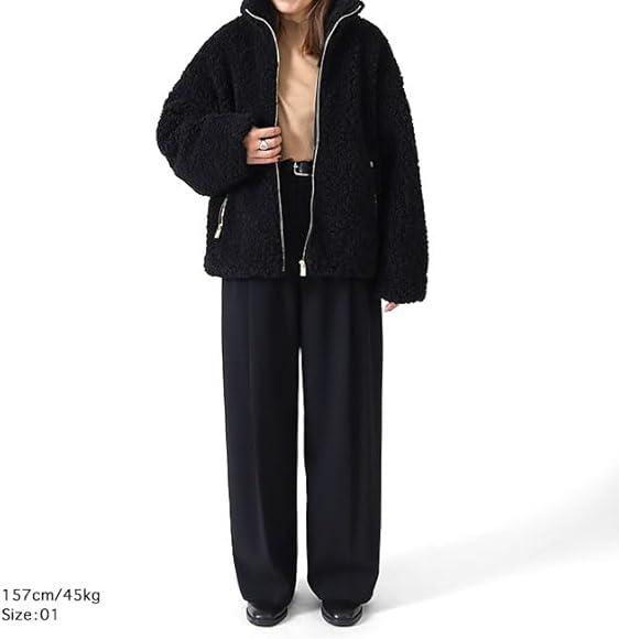 Amazon | [タトラス] LUELA ルエラ ボアジャケット LTAT24A4970-L  