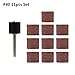 NEFLUM Sanding Drum Set Grit #80#100#120 With Sanding Mandrels Sanding Bands For Rotary Tools Abrasive Tools,11pcs 80 Grit