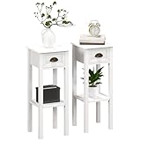 DESIGN ÉLÉGANT : Avec son style sophistiqué, cette table d'appoint s'harmonise parfaitement avec tout type de décoration intérieure, ajoutant une touche d'élégance à votre salon ou couloir.