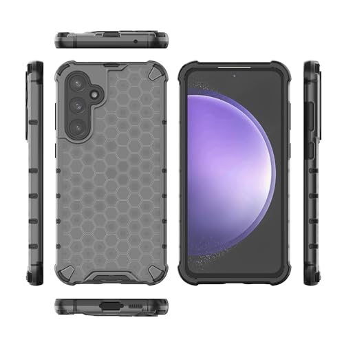 Image of Glasgow Back Case Cover Compatible with [ Samsung Galaxy S23 FE 5G ] (Stylish Design) - Black