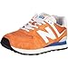 Produktbild New Balance 574 Sneaker Trainer Schuhe (orange Blue, EU Schuhgrößensystem, Erwachsene, Numerisch, M, 44)