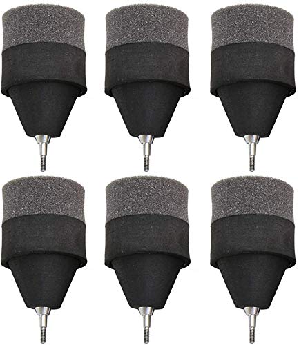 6 /10pcs Soft Sponge Arrow Head Foam Shooting Arrowhead Game Practice Tips for Archery Bow CS Shooting Black