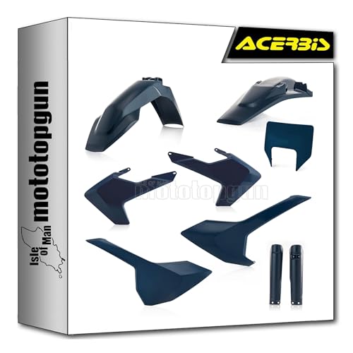 Kit cache carenage bleu Acerbis 0023596.040 pour Husqvarna FE 501 2019