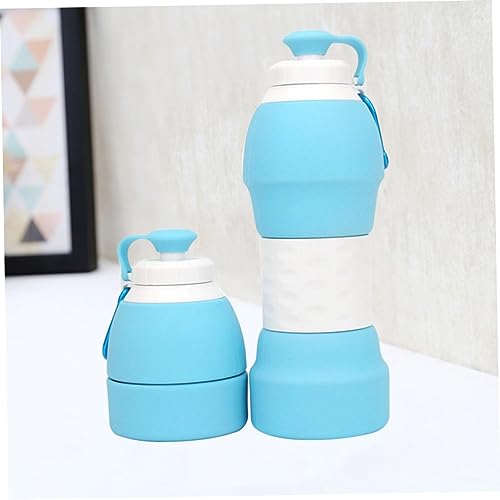 Bouteille eau pliable silicone pour éviter l'encombrement dans le sac