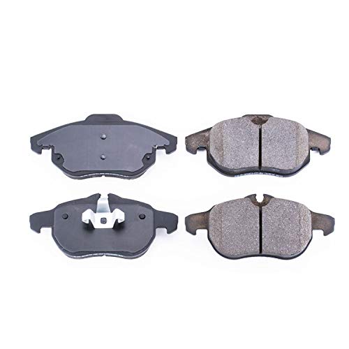 Image of PowerStop Front Brake Pads for Saab 9-3 2006-09 - Z16 Ceramic Brake Pads Replacement, 16-1106