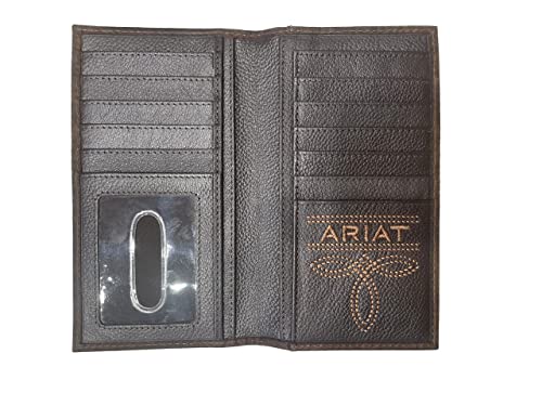 Ariat Two Tone Shield Rodeo Wallet, Tan #TOP1