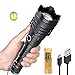 Windfire Lampe torche militaire professionnelle, lampe torche LED rechargeable 20000 lumens haute puissance XHP110-16 cœurs avec 5 modes d'éclairage zoomable pour Pêche, Marche de Chien, Camping