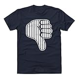 500 LEVEL Aaron Judge Shirt (Cotton, Large, True Navy) - Aaron Judge and Todd Frazier Thumbs Down W WHT