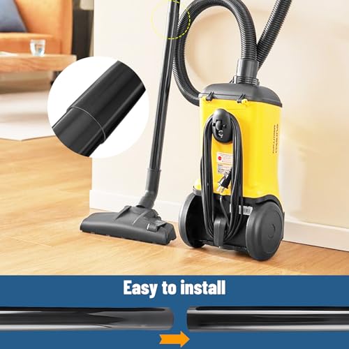 Image of Vacuum Extension Tube Wand Hose Replacement for Eureka 3670M 3670 3680 3670G 3670H 3672 3673 3674 3682 Series Canister Vacuum Attachments and Parts 17inch /44cm -2Pack