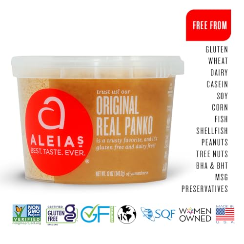 Aleias Best. Taste. Ever. Aleia'S Best. Taste. Ever. Panko Original - 12 Oz / 2 Pack - Authentic Taste, Crunchy Breading For Gluten Free Recipes thumb #4