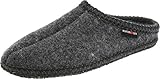 HAFLINGER Alaska AS Unisex Classic Slippers, Grey, 39EU