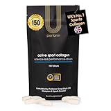 U Perform Informed Active Sports Collagen, Hydrolysed Collagen Peptides Tablets for Fast Muscle Recovery, Joint Health, 5000mg Clinically Proven Bovine Supplement for Athletes, Runners, 150 Tablets