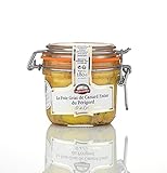 Entenleber-Stücke aus dem Perigord in Süd-West-Frankreich. Absolute Delikatesse mit geschützter Herkunft. Als Beilage empfehlen wir zur Gänseleber Baguette oder gerösteten Toast. Für Liebhaber süßer und herzhafter Geschmacksrichtungen: kombinieren Sie die Entenleber einmal mit Lebkuchen! Wahrer Genuss! Haltbarkeit: bis zu 4 Jahre bei Raumtemperatur (vorzugsweise zwischen 10° und 15° C). Nach dem Öffnen im Kühlschrank aufbewahren und innerhalb von 48 Stunden verzehren.