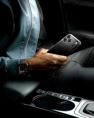 Image of Spigen Rugged Armor MagFit Back Cover Case Compatible with iPhone 17 Pro (TPU + Poly Carbonate | Matte Black)