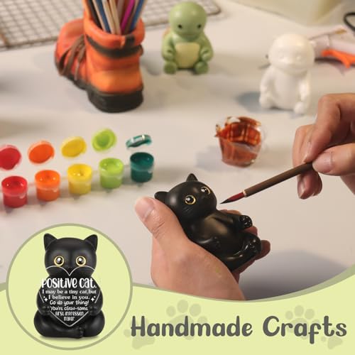 Figurita Decorativa Gato Negro THRXOBN miniatura 3