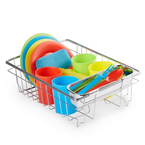 Melissa & Doug Lets Play House Wash and Dry Dish Set, 4 Place Settings - image 4