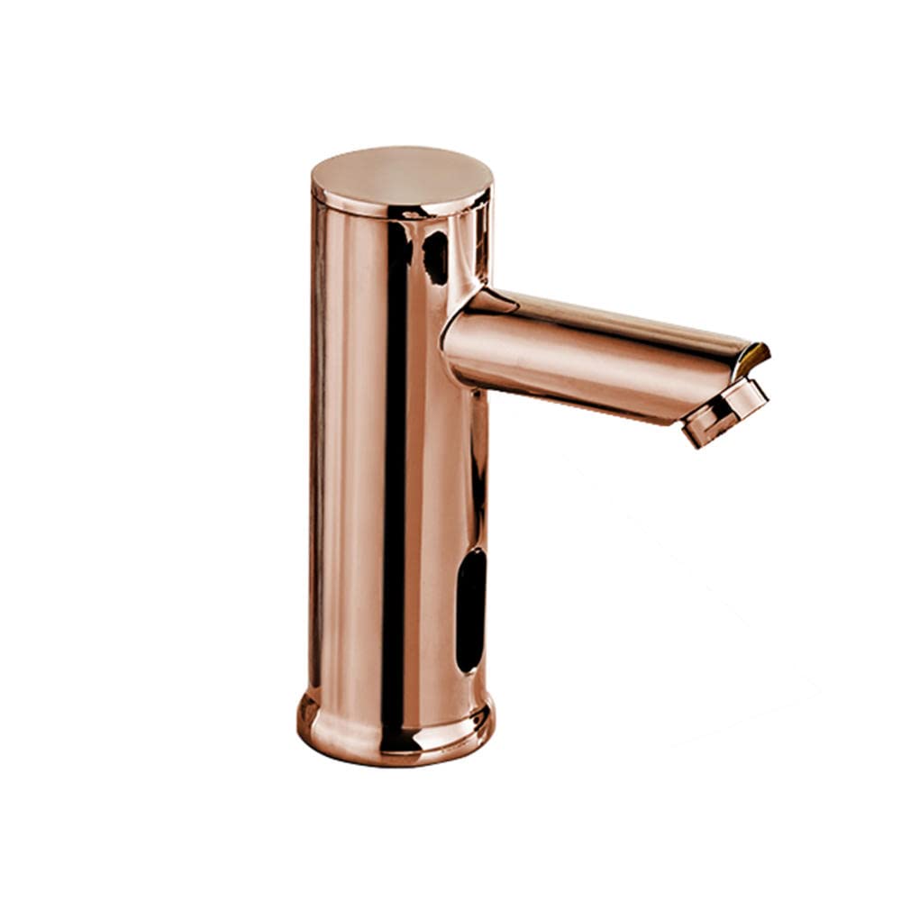 Grifo de Lavabo con Sensor Oro Rosa Griferia Lavabogrifo Sensor Automático Grifos para Lavaderos-Single Cold_Bajo