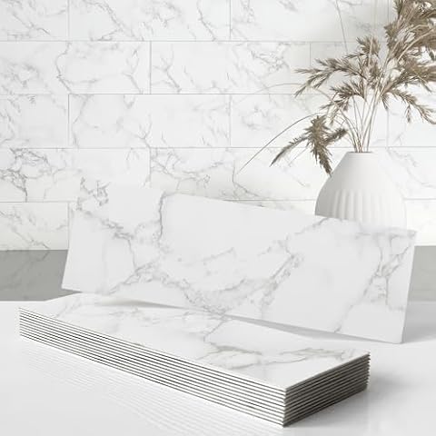 VAOVI Marble Effect Stick on Tiles Cover