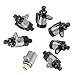 Silscvtt 7pcs Transmission Solenoid Valve Replacement for Nissan Infiniti Replacement for Kia RE5R05A 63431A-U