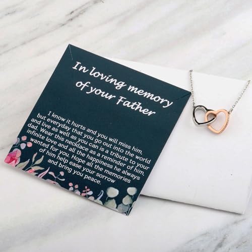 Collier avec cœur entrelacé en acier inoxydable de haute qualité - 3
