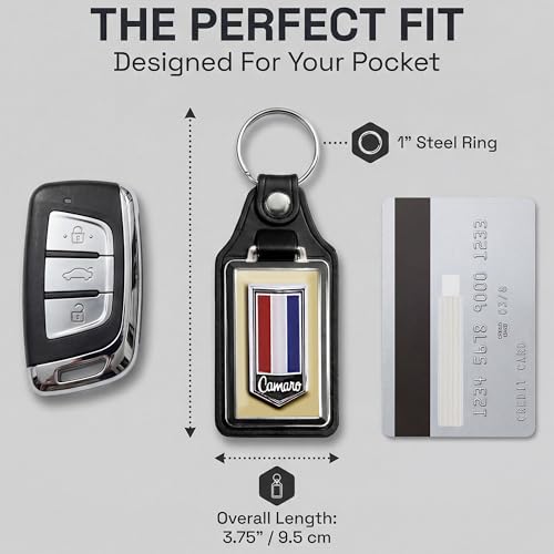 Image of Brotherhood Car Key Chain for Camaro - Classic Models Keychain for Men and Women Gift Key Ring - -