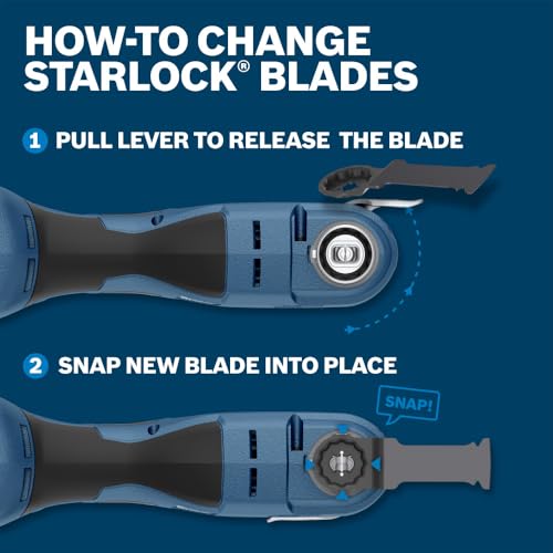 Bosch OSL212JF 2-1/2 in. Starlock Oscillating Multi Tool Bi-Metal Xtra-clea - image 7