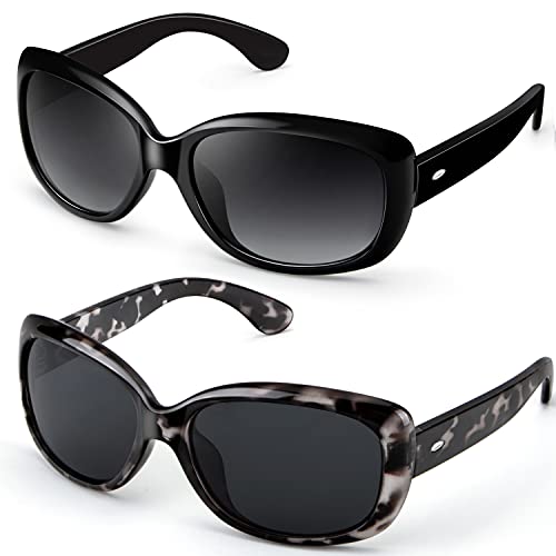 Premium Square Sunglasses For Women Trendy Polarized Sun Glasses Wrap Frame with UV Protection (Glossy Black/ Grey Gradient + Grey Tortoise/ Grey) Premium Square Sunglasses For Women Trendy Polarized Sun Glasses Wrap Frame with UV Protection (Glossy Black/ Grey Gradient + Grey Tortoise/ Grey)