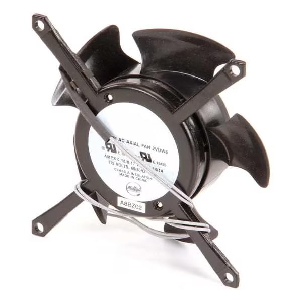 Axial Fan, Skeleton, 115V AC, 1 Phase, 83 cfm, 4 7/16 in W., Mfr: 2VUW6-A