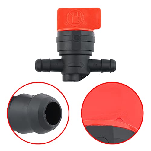 Savior 1/4" Inline 698183 Fuel Shut-Off Valve With 691035 Fuel Filter For 493960 494768 697947 298090 298090S 395018 Toro 1-603770 54-3150 Murray 7800272 7800528 Fuel Filter For A Lawn Mower #TOP1