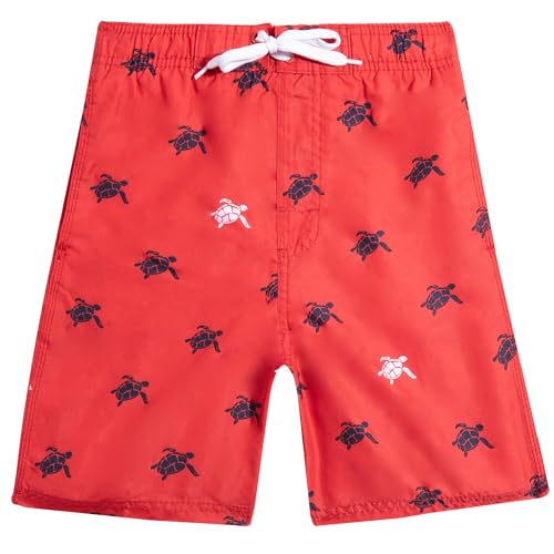 Image of Kanu Surf Boys' Terrapin Turtle Quick Dry Beach Board Shorts Swim Trunk
