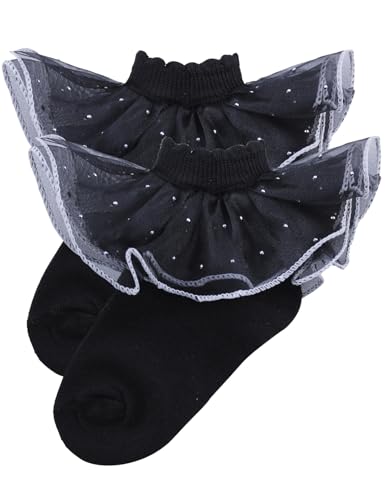 Baby Cotton Princess Lace Ruffles Girls Socks Set3