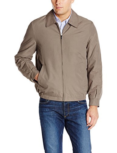 Perry Ellis Men's Microfiber Shirt Collar Jacket