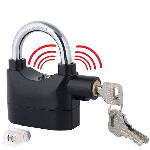 SMTPTL Door Alarm Padlock – 110dB Siren, Heavy-Duty Steel, Waterproof Anti-Theft Lock for Home, Gate, Shed, Garage, Bike Security-image-25