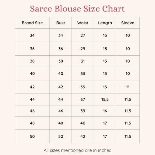 Image of Studio Shringaar Women's Handloom Cotton Silk Readymade Saree Blouse with Underarm Sweat Pads (Pack of 14 Pads)