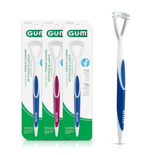 GUM Dual Action Tongue Cleaner