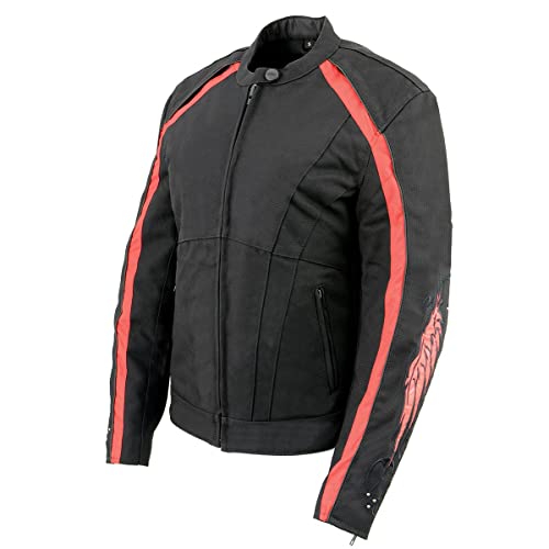Image of Milwaukee Leather Women's Textile Classic Crossover Motorcycle Riders Jacket - All Year Wear