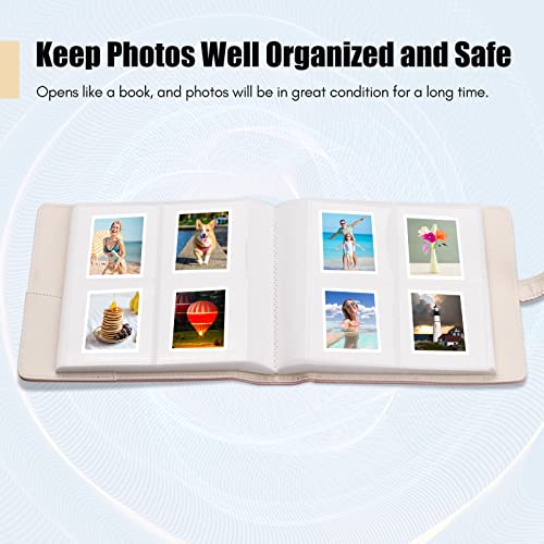 calau Substituição de álbum de fotos de 256 bolsos para Fujifilm Instax Mini 11 90 70 9 8+ 8 LiPlay