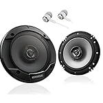 Kenwood 6-1/2" 300W Max (60W RMS per Pair) 6.5" KFC 2-Way Sport Series Flush Mount Car Audio Door Coaxial Speakers