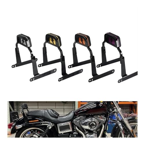 Coussin dossier passager Dyna en cuir synthétique robuste pour Super Glide FXDC - 3
