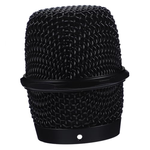 ERINGOGO Repuesto Cabezal Micrófono Bola Metal Malla Compatible Bs- Mic Supplies para Cantar y Grabar